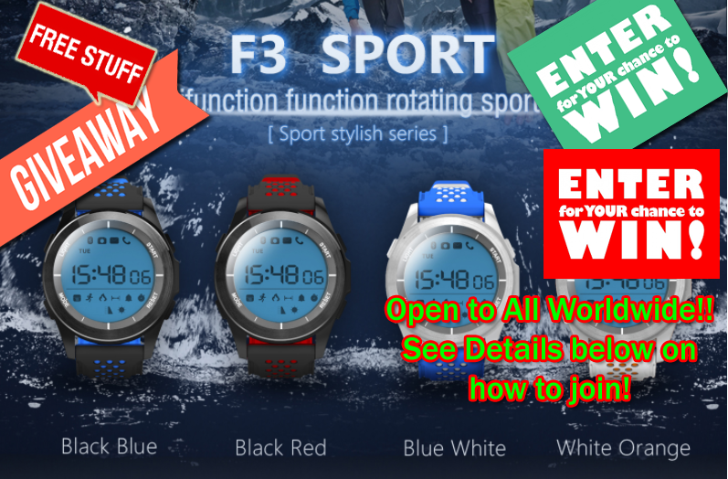 No.1 F3 Smartwatch International แจกฟรี! – มีอายุการใช้งานแบตเตอรี่ 1 ปี