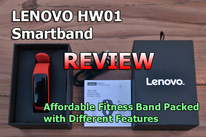 [รีวิว] Lenovo HW01 Smartband-ราคาไม่แพง Smart Fitness Band