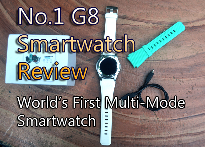 [รีวิว]No.1 G8 Smartwatch – สมาร์ทวอทช์มัลติโหมด