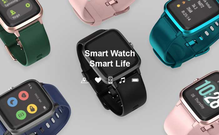 Anbes Smart Watch – อุปกรณ์สวมใส่ฟิตเนสแบบสปอร์ตน้ำหนักเบา