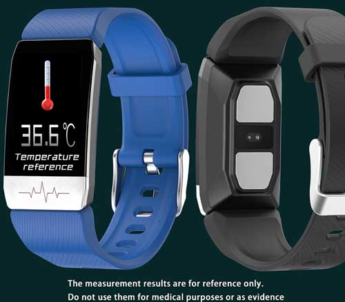 Bakeey T1 Smartband – คุณสมบัติเทอร์โมมิเตอร์และ ECG Sensor