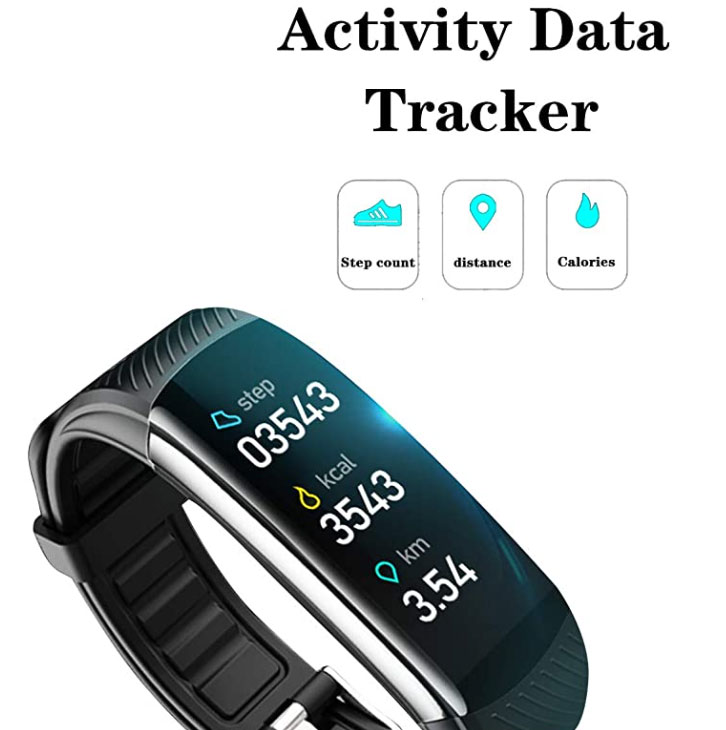 Blumelody Smartwatch / ตัวติดตามฟิตเนสพร้อมเทอร์โมมิเตอร์