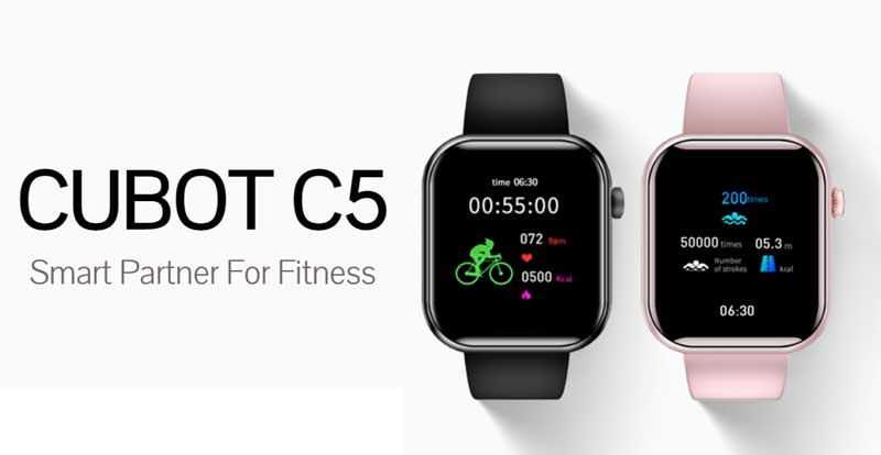 Cubot C5 Smartwatch – สมาร์ทวอทช์ฟิตเนสน้ำหนักเบา