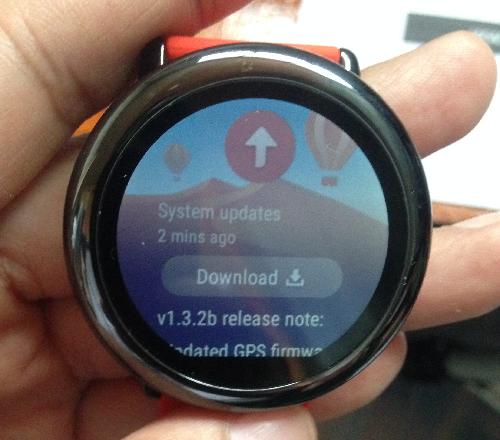 ดาวน์โหลด Amazfit Pace Firmware Update เวอร์ชั่น 1.3.2