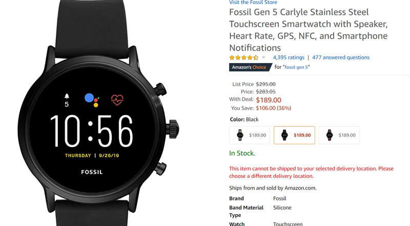 Fossil-Gen-5-Carlyle-HR-Stainless-Steel