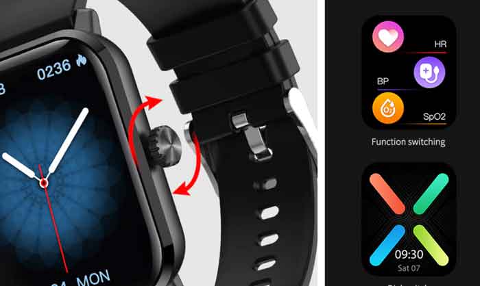 HW23-smartwatch-เม็ดมะยม-ปุ่ม-ฟังก์ชั่น