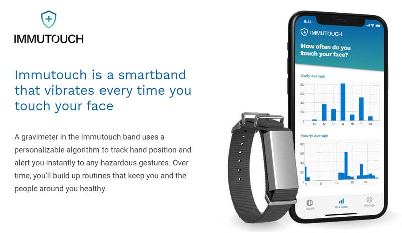 Immutouch Smartband – สวมใส่เพื่อต่อสู้กับ Corona Virus