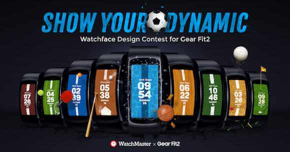 การแข่งขัน WatchMaster Watch Face สำหรับ Gear Fit 2