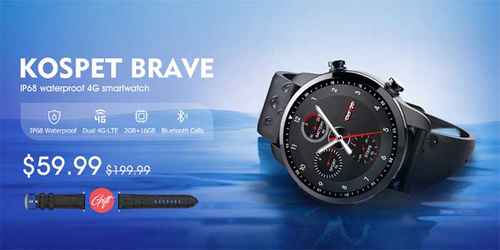 KOSPET BRAVE Smartwatch ฤดูใบไม้ผลิ ขาย ที่ Banggood.com