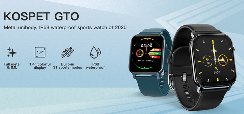 Kospet GTO Smartwatch – ทบทวนคุณสมบัติ
