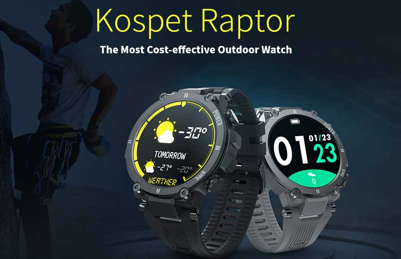 Kospet Raptor Outdoor Smartwatch – ทบทวนคุณสมบัติ