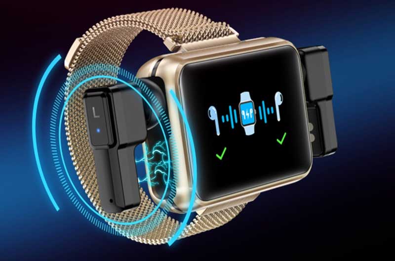 LEMFO T91 + หูฟัง TWS - สมาร์ทวอทช์พร้อมนวัตกรรมอันน่าทึ่ง