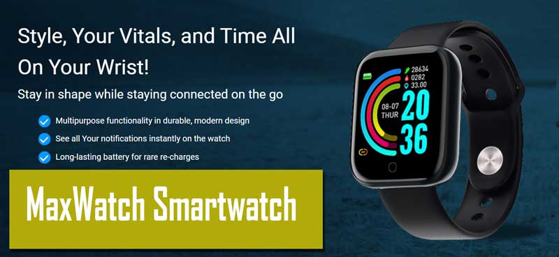 คุณสมบัติของนาฬิกาอัจฉริยะ maxwatch