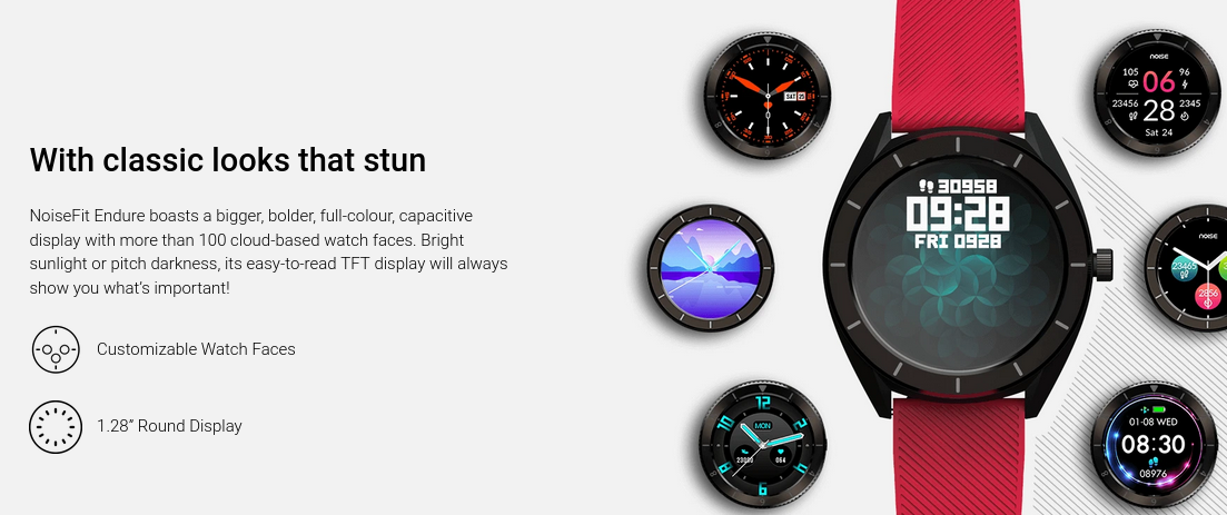 NoiseFit Endure Smartwatch – คลาสสิกด้วยความรู้สึกที่ทนทาน