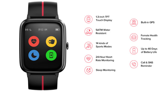 Ulefone Watch – ทบทวนคุณสมบัติ
