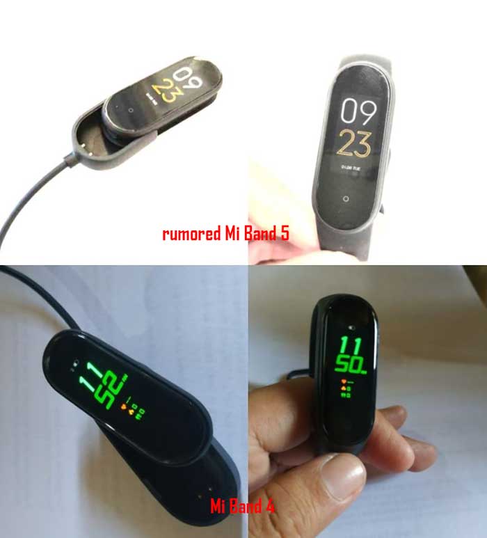 รูปภาพ Xiaomi Mi Band 5 รั่วไหลออนไลน์
