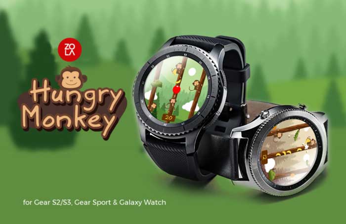 แอพ Hungry Monkey สำหรับ Samsung Galaxy Watch Active