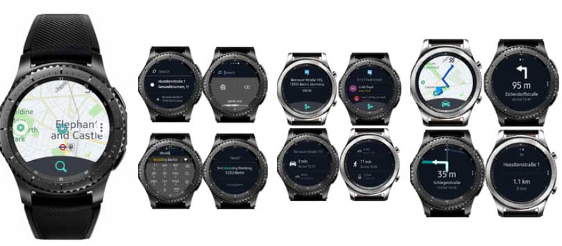 แอพ HERE WeGo สำหรับ Galaxy Watch Active