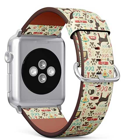 สายรัดทดแทนสุนัขย้อนยุคสำหรับ Apple Watch