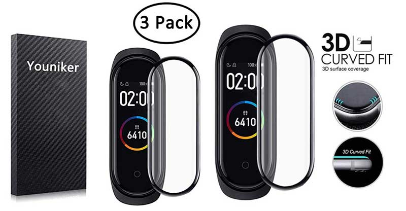 ตัวป้องกันหน้าจอสำหรับ Mi band 4