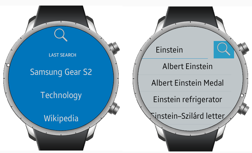 Gear WikiApp – สารานุกรมและพจนานุกรมสำหรับ Gear S3