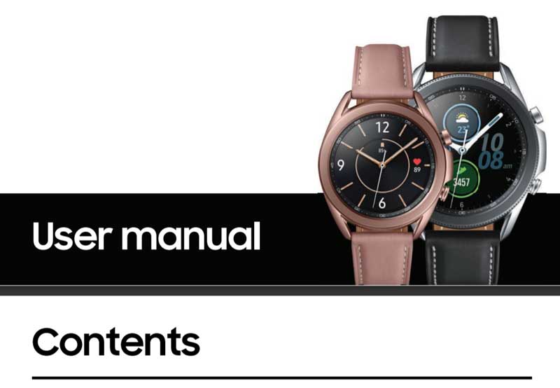 Samsung-Galaxy-Watch-3-คู่มือการใช้งานUser
