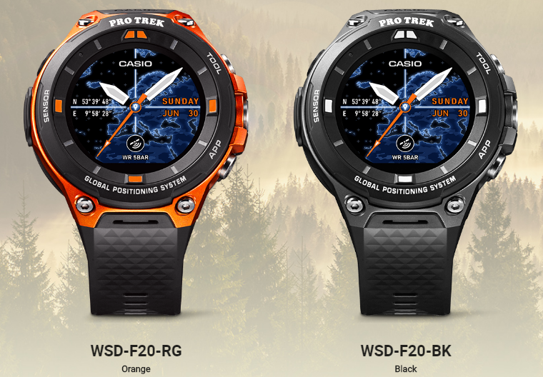 Casio WSD-F20 Smartwatch เพิ่มฟังก์ชัน GPS