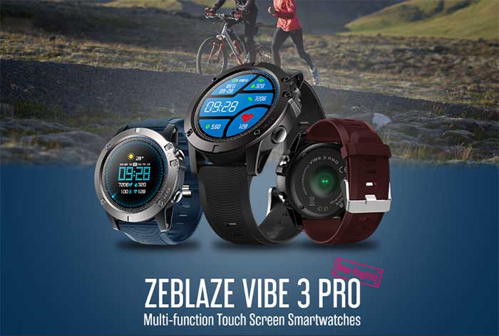 Zeblaze Vibe 3 Pro มัลติฟังก์ชั่น Smartwatch ตอนนี้ ที่ Banggood.com