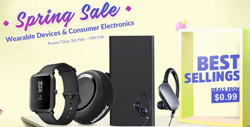 Geekbuying Spring Sale Festival – อุปกรณ์สวมใส่กำลังลดราคา!