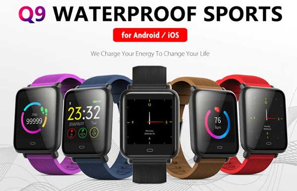 Q9 Waterproof Sports Smartwatch – รหัสคูปอง